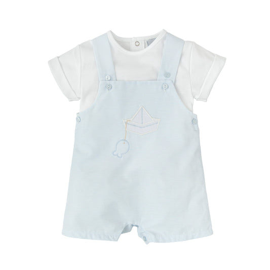 Libertad T-Shirt & Dungaree Set – for Baby Boys