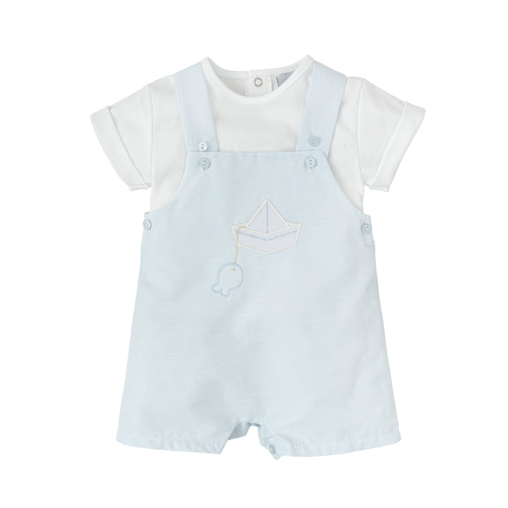 Libertad T-Shirt &amp; Dungaree Set – for Baby Boys