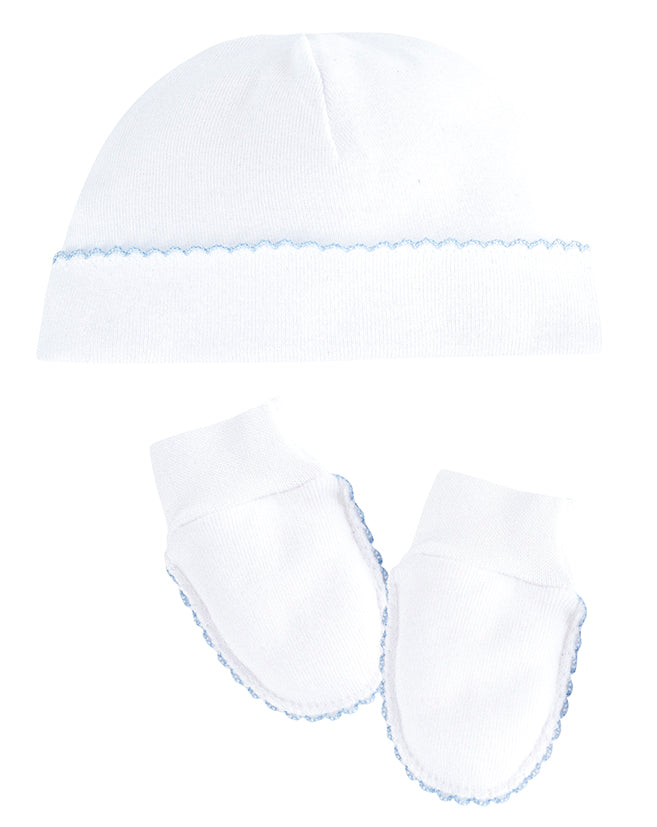 Pack Diente de Rata – Baby Hat & Mittens Set | Made in Spain