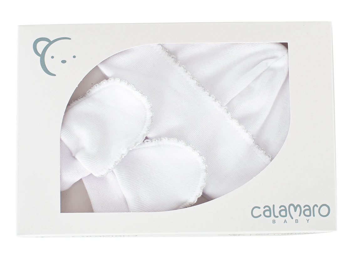 Pack Diente de Rata – Baby Hat & Mittens Set | Made in Spain