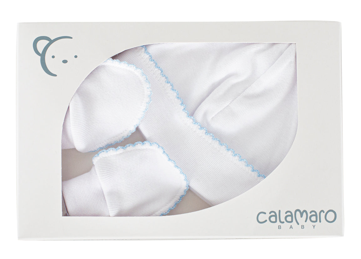 Pack Diente de Rata – Baby Hat & Mittens Set | Made in Spain