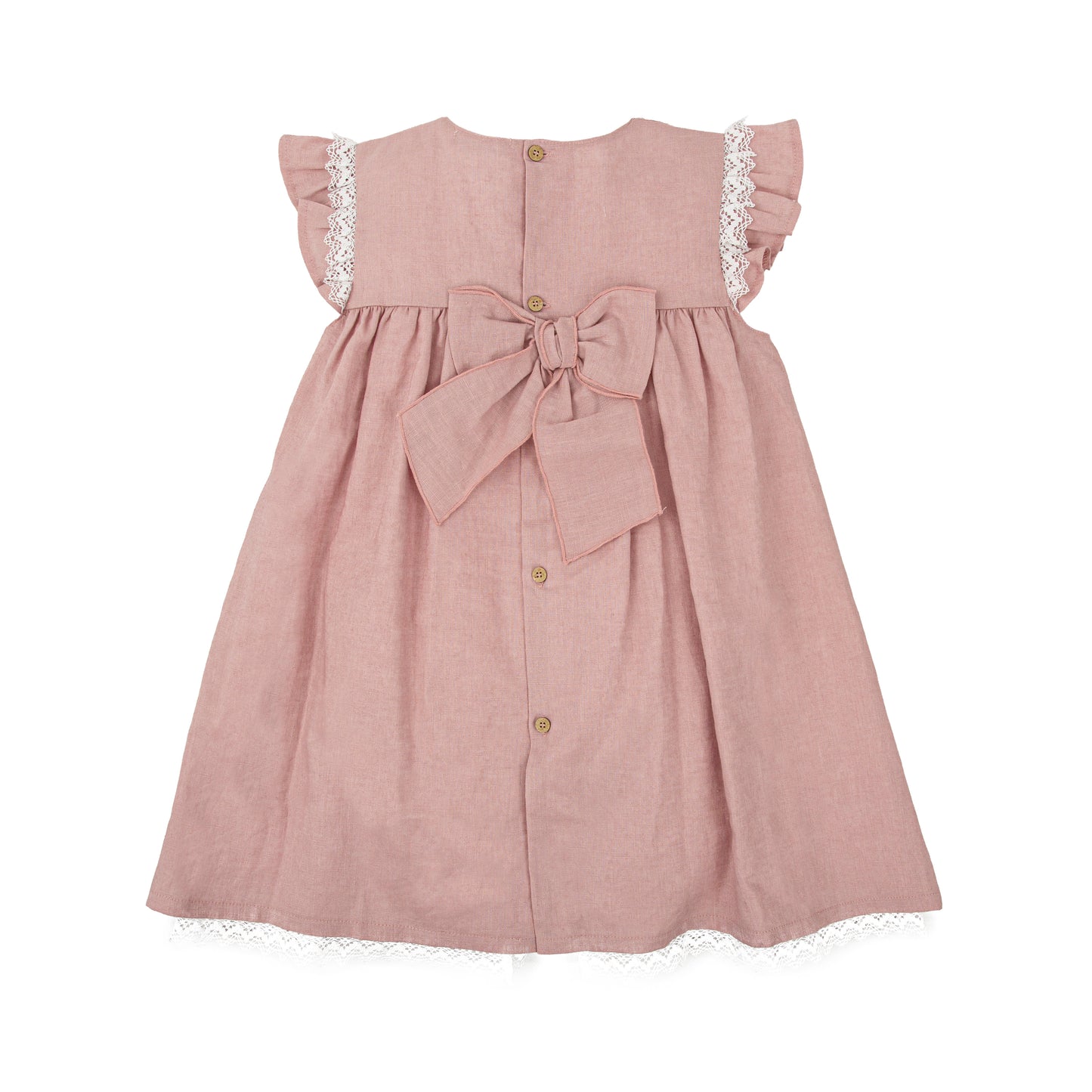 Magia Dusty Pink Dress with Bow