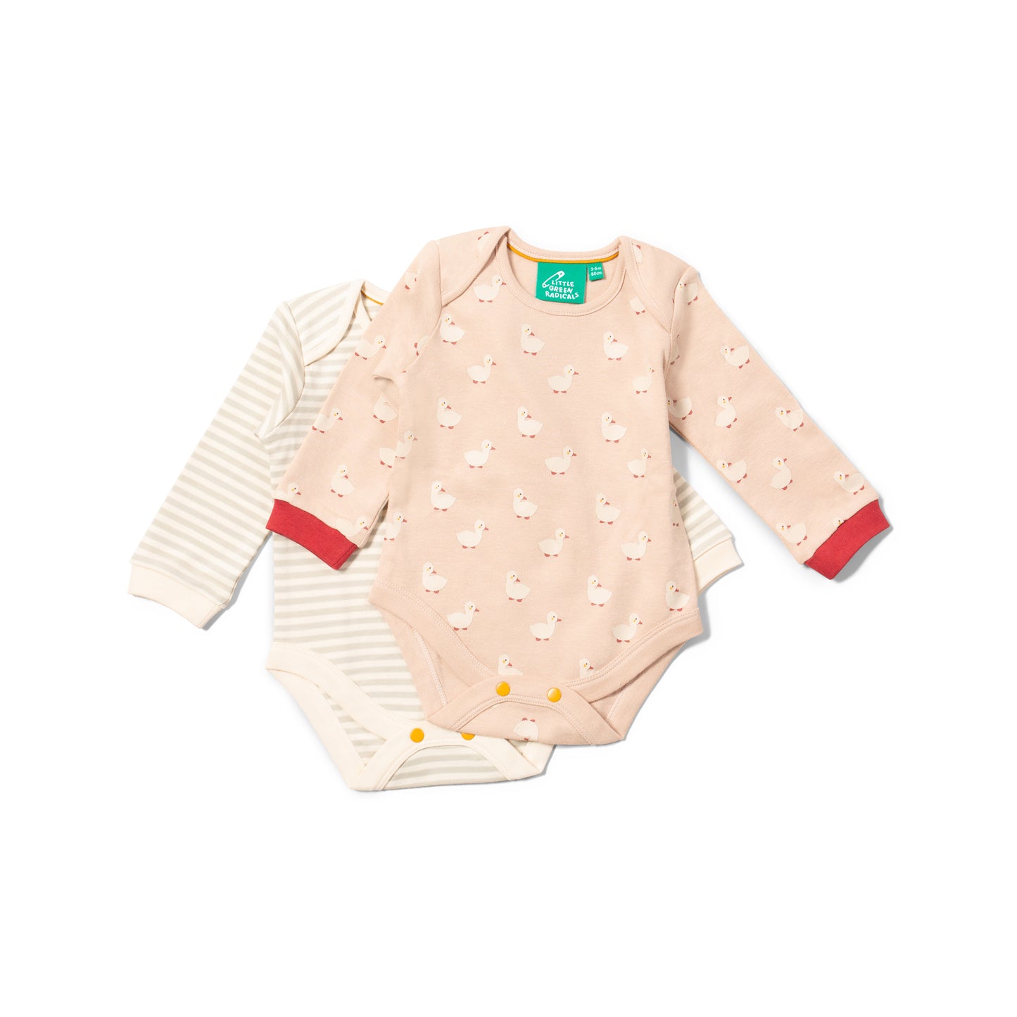 Puddle Ducks Baby Bodysuit 2 Pack – Organic Cotton