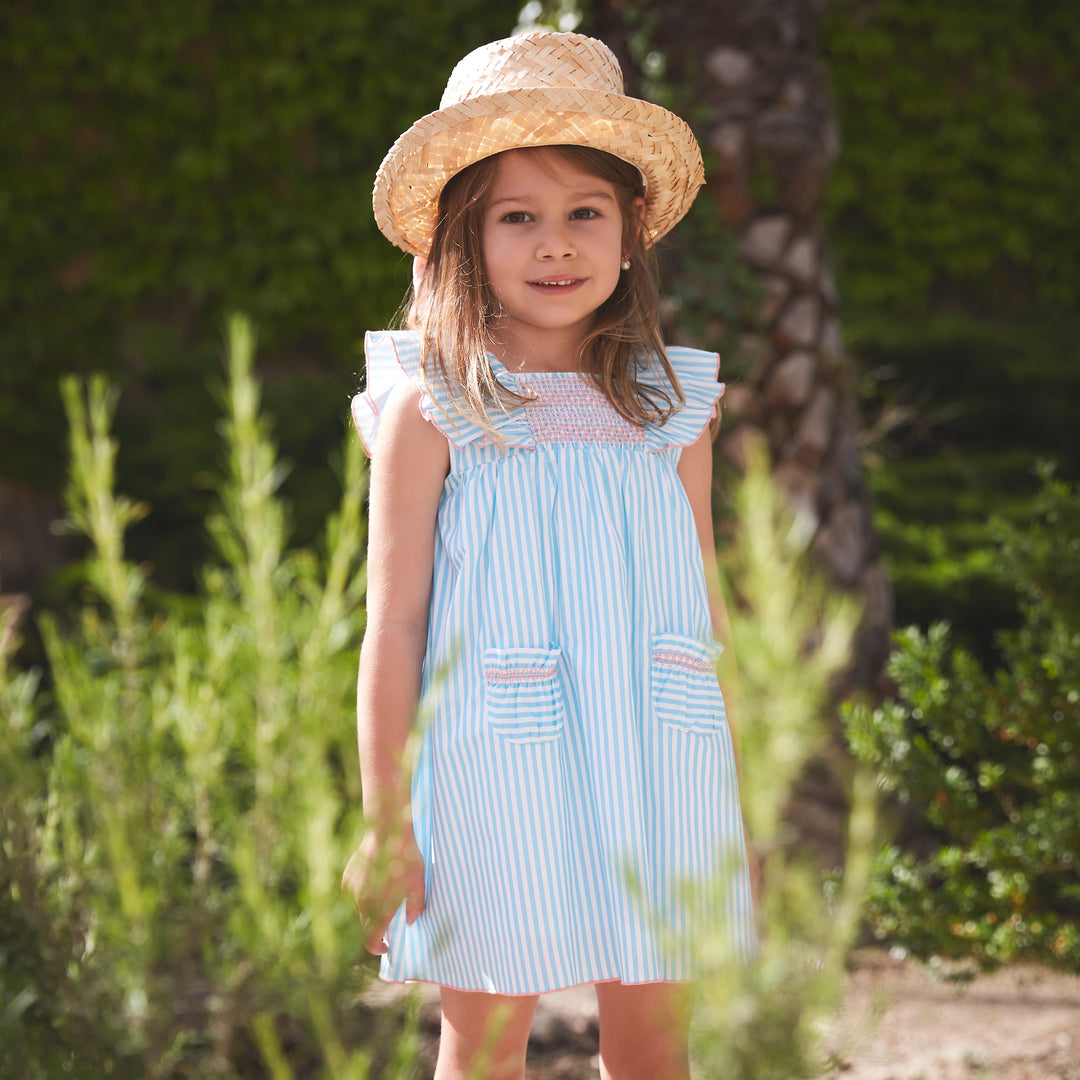 Melodia Girls Cotton Dress | Made in Spain (12M–8Y)