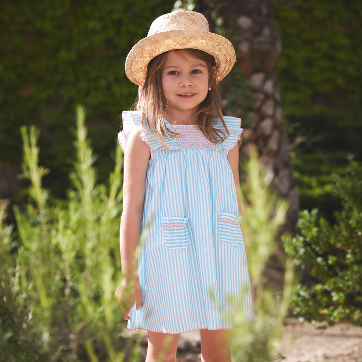 Melodia Girls Cotton Dress | Made in Spain (12M–8Y)