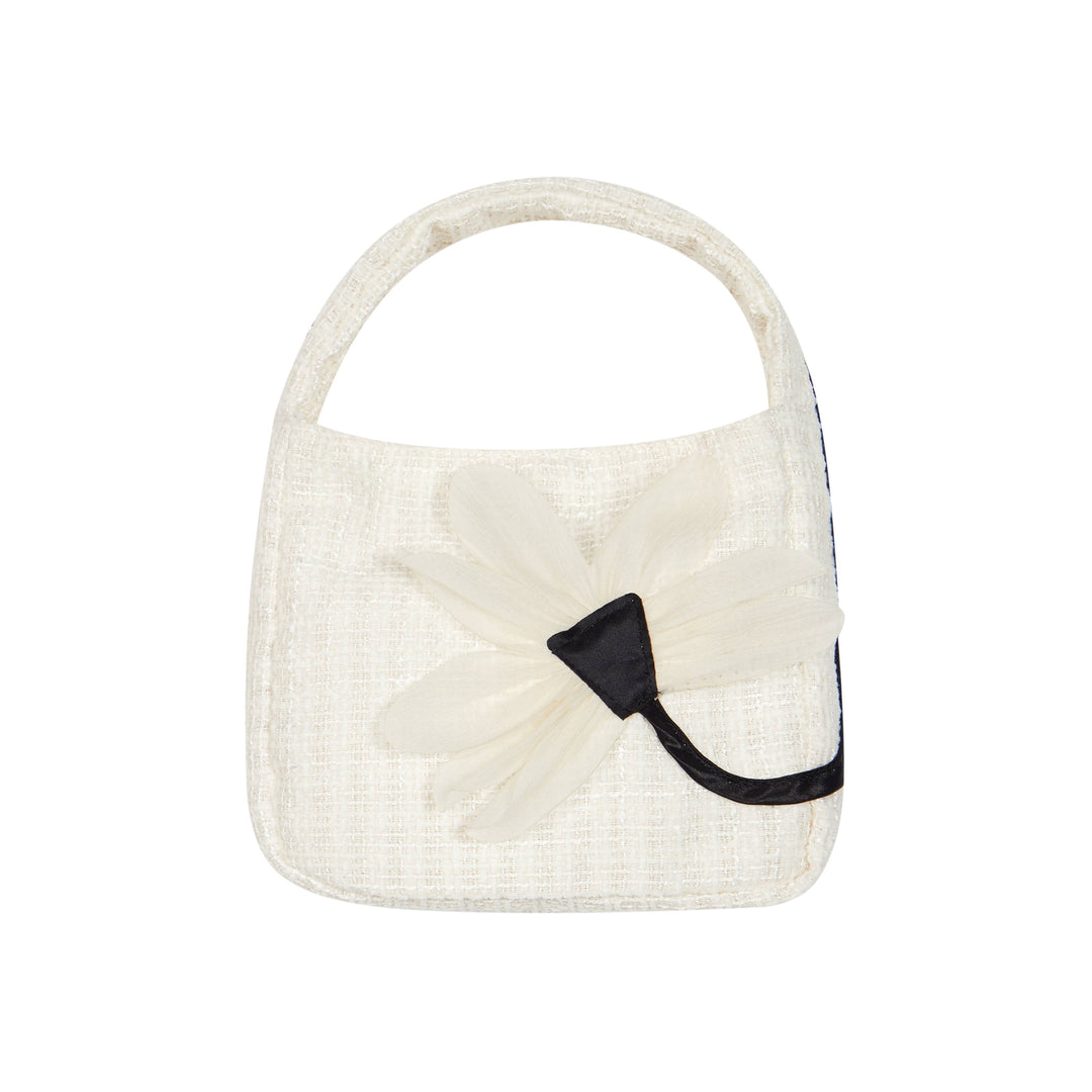 Deolinda Ivory Flower Handbag