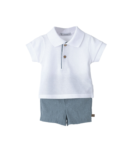 Marmara Boys Polo Shirt and Bermuda Shorts Set