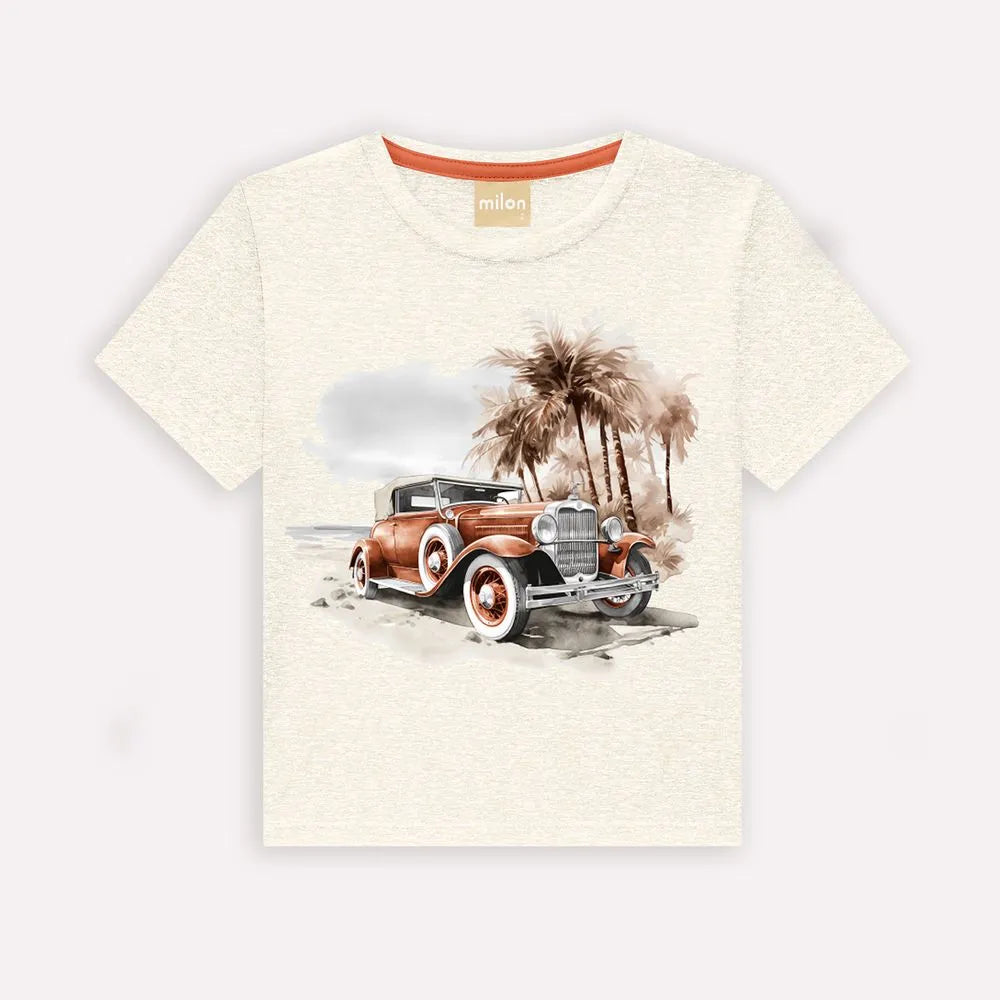 Boys’ Set- Vintage Car Tee & Shorts (24M-8Y)