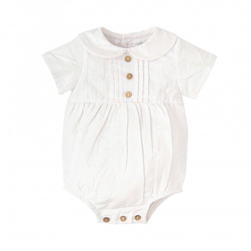 Deseo Unisex Linen-Cotton Woven Romper