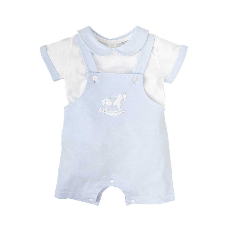 Ilusión Boys Dungaree & T-Shirt Set (1M-12M)