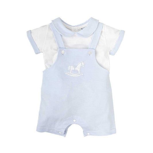 Ilusión Boys Dungaree & T-Shirt Set (1M-12M)