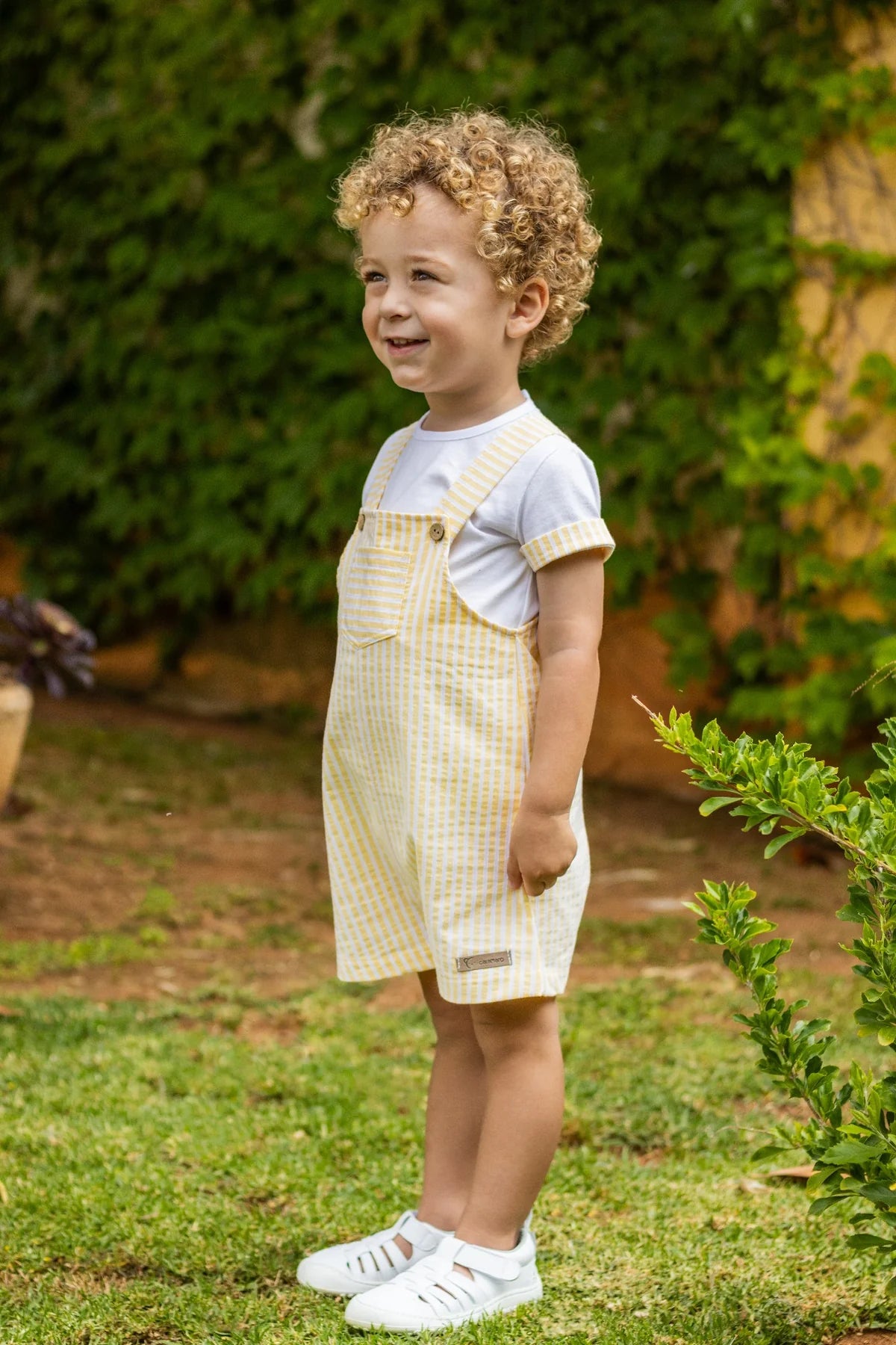 Baby Overall Set – Calamaro Frisa Collection | Made in Spain | Matching Outfit for Siblings