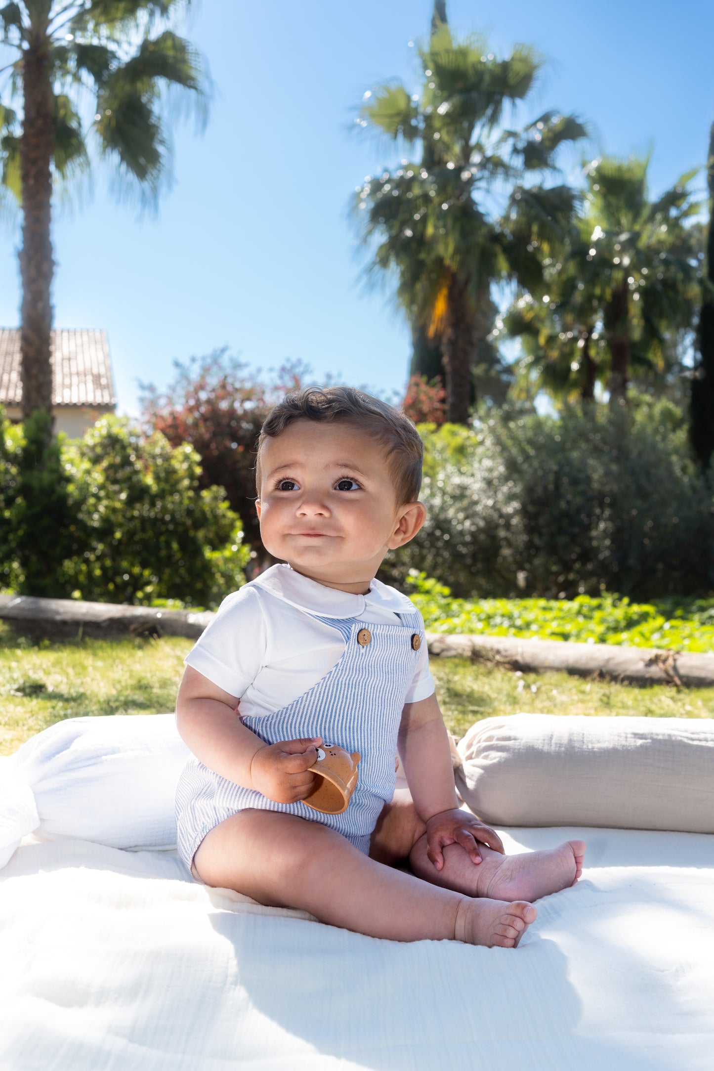 Kerala Boys Peto | Calamaro Baby | Made in Spain | Sizes 3M–36M