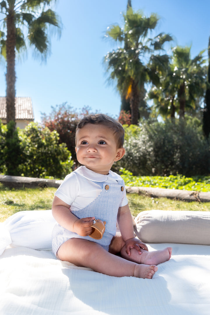 Kerala Boys Peto | Calamaro Baby | Made in Spain | Sizes 3M–36M