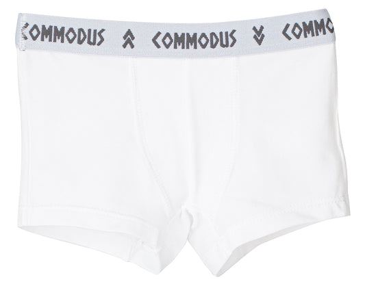 Comodus White Boxer Shorts for Boys (Toddler to Teen Sizes)