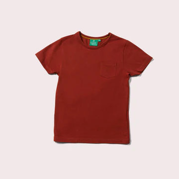 Burnt Ochre Pocket Short Sleeve T-Shirt