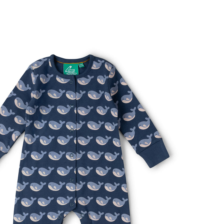 Singing Whales Organic Baby Grow – Newborn to 18M
