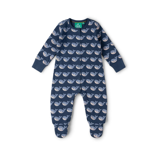 Singing Whales Organic Baby Grow – Newborn to 18M