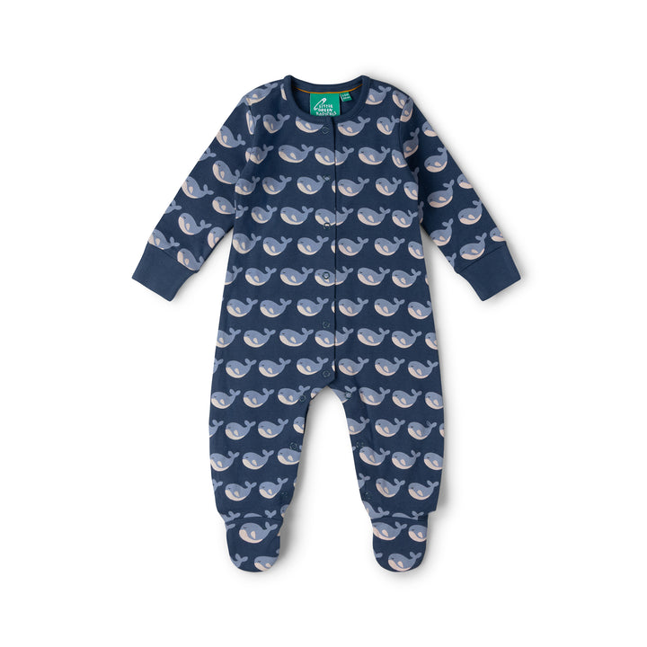 Singing Whales Organic Baby Grow – Newborn to 18M
