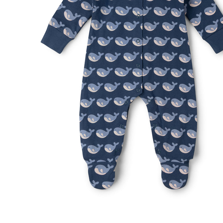 Singing Whales Organic Baby Grow – Newborn to 18M