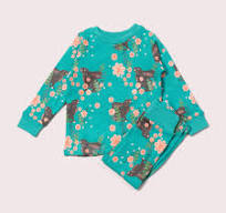 Winter Rabbits Organic Pyjamas – 2-Piece Set | (12M–5Y)
