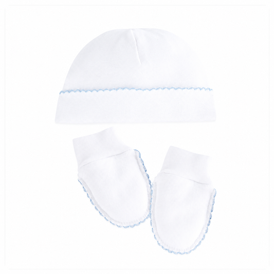 Baby Hat & Mittens Gift Set | Made in Spain