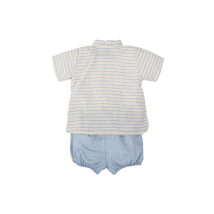 Cobijo Blue Stripe Bloomer Set