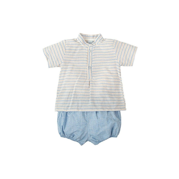 Cobijo Blue Stripe Bloomer Set