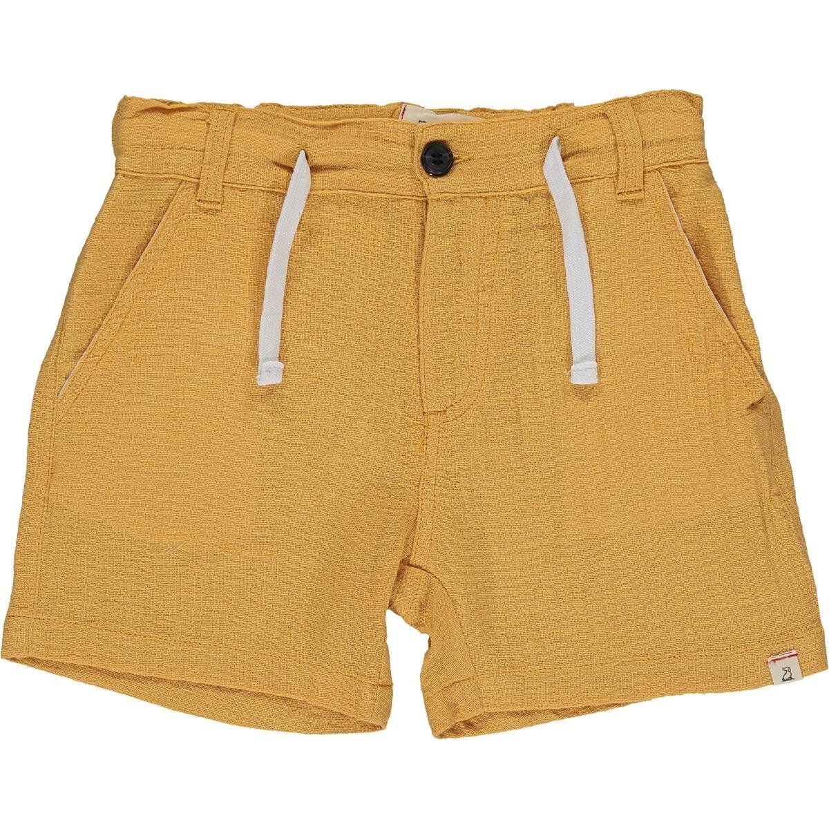 CREW gold gauze shorts - Nico