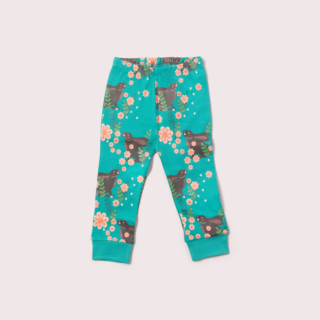 Winter Rabbits Organic Pyjamas – 2-Piece Set | (12M–5Y)