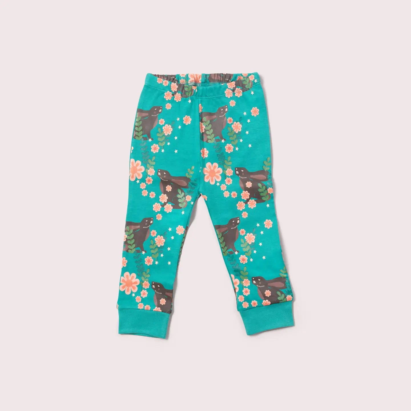 Winter Rabbits Organic Pyjamas – 2-Piece Set | (12M–5Y)