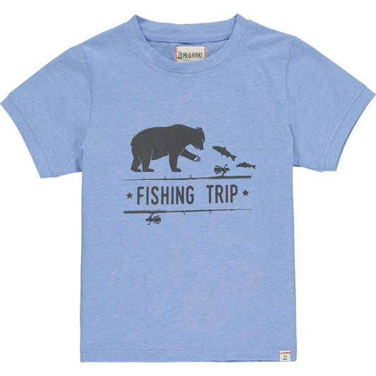 FALMOUTH blue 'fishing trip' tee - Nico