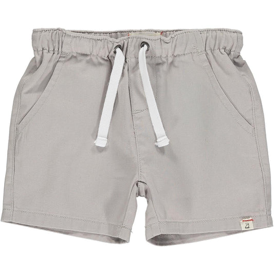 HUGO pale grey twill shorts - Nico