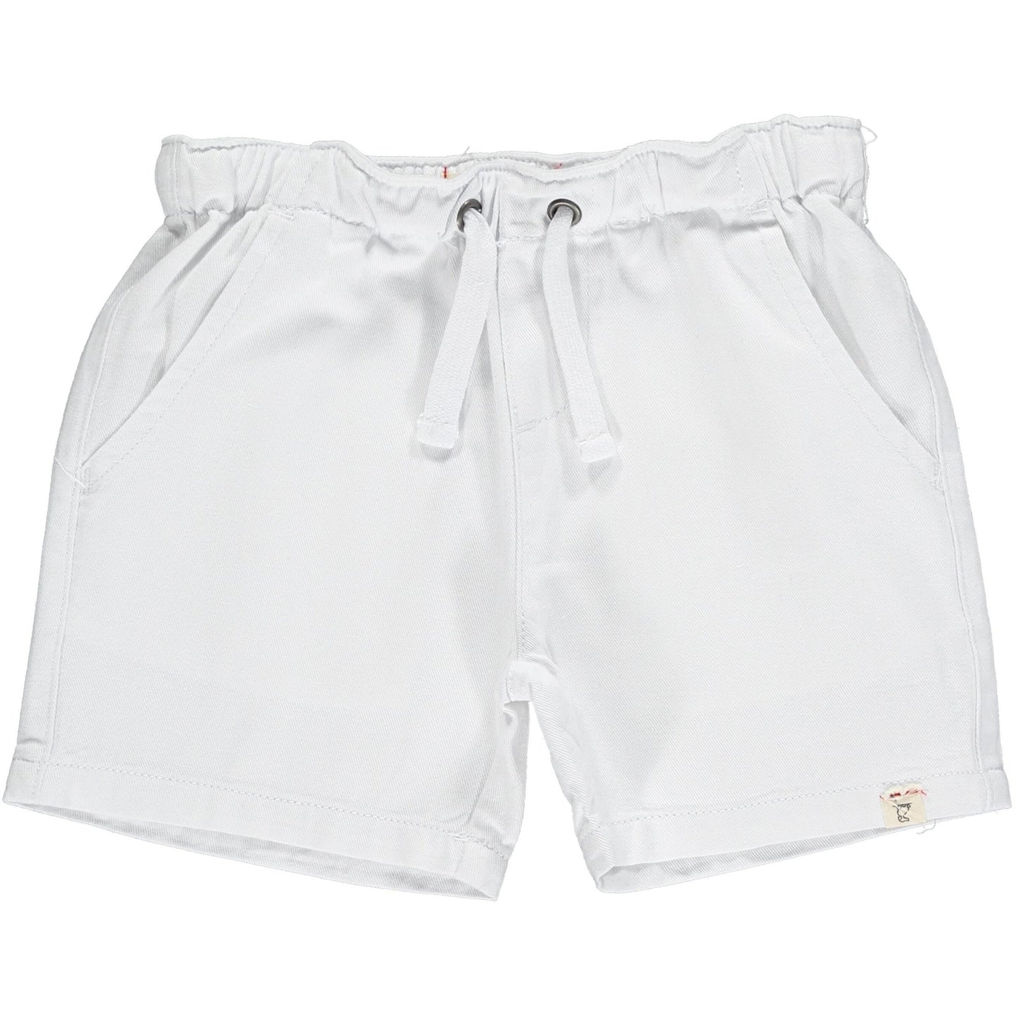 HUGO white twill shorts - Nico