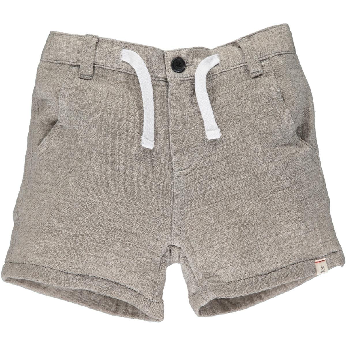 CREW brown gauze shorts