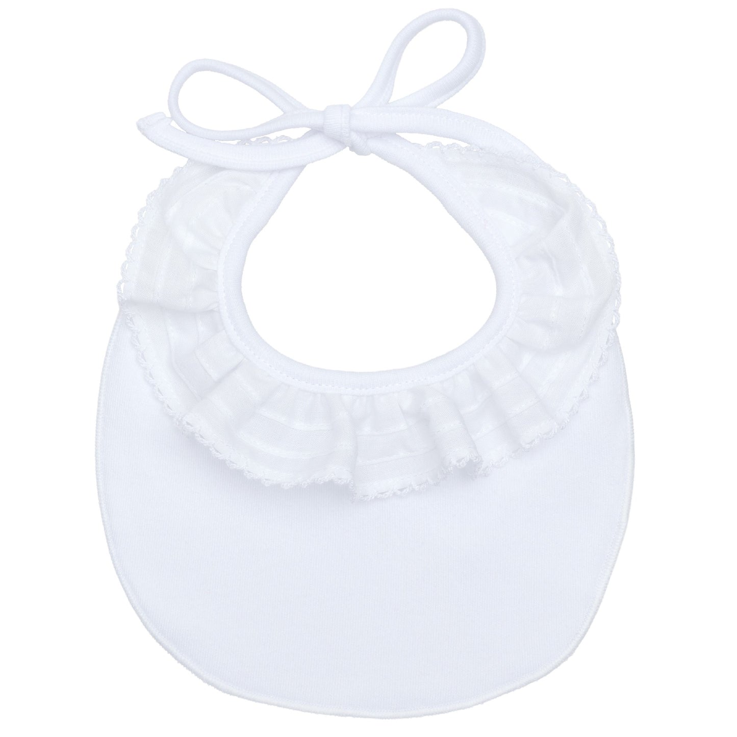 Nube Frill Bib in White