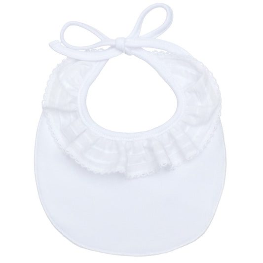 Nube Frill Bib in White