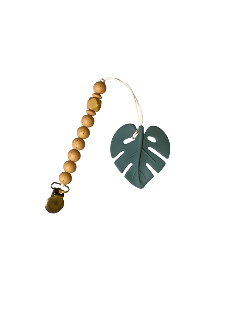 Monstera Teether & Clip Bundle