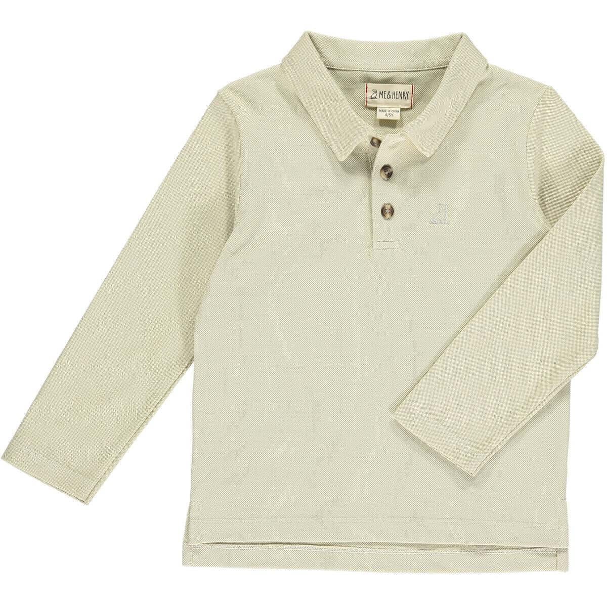 SPENCER cream piqué polo