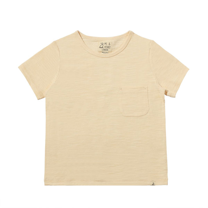 Josh Beige Tee for Boys | 100% Cotton