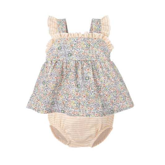 Aura Baby Girl Knitted Dress & Diaper Cover