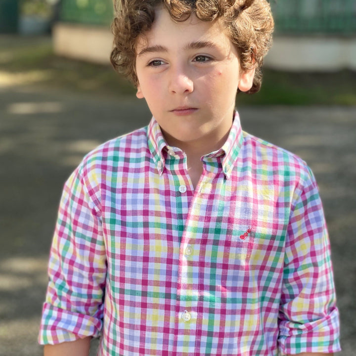 Long Sleeve Multicolored Shirt - Nico