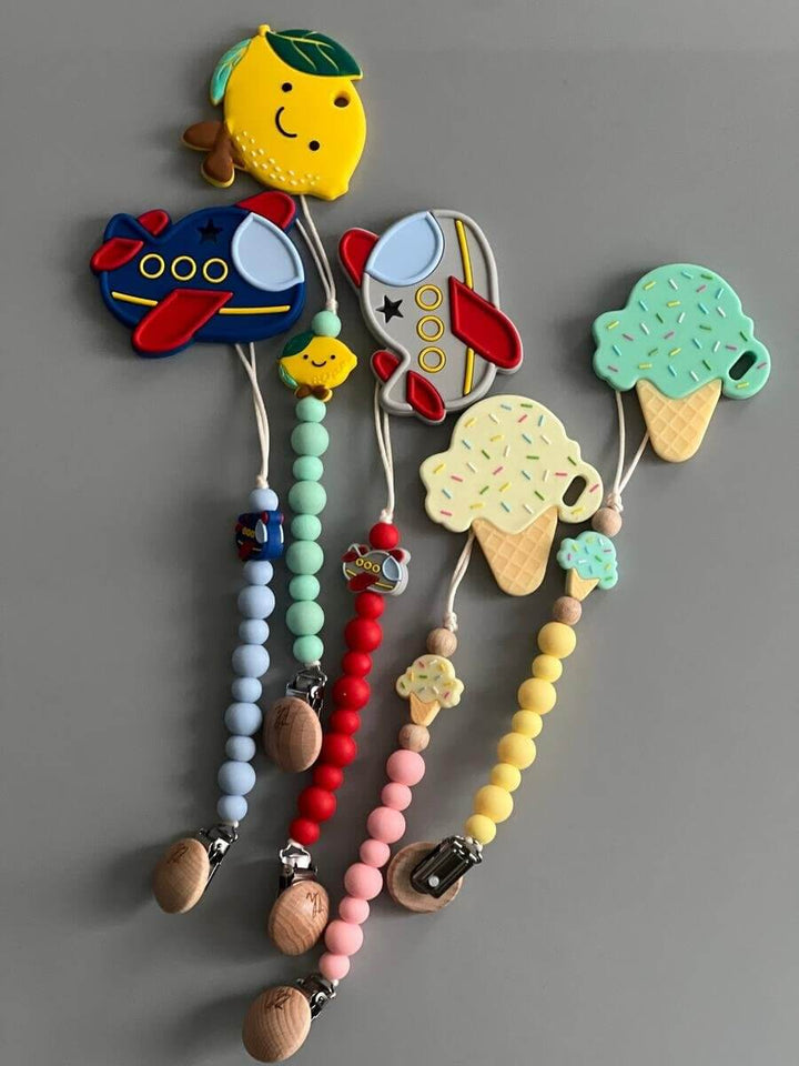 Mint Ice Cream Teether &amp; Clip Bundle - Nico