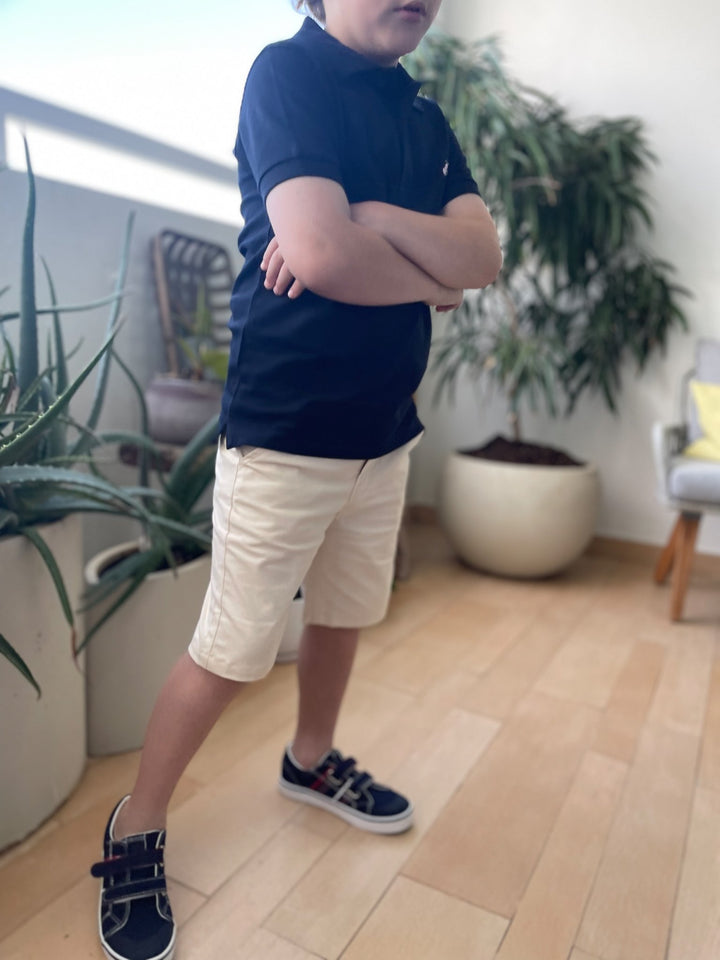 Navy Blue Sneakers - Nico