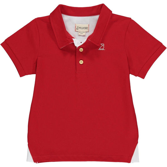 STARBOARD red polo - Nico