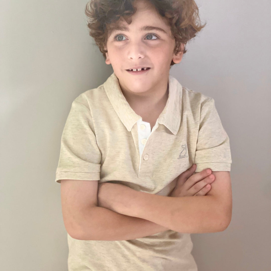 STARBOARD stone pique polo - Nico